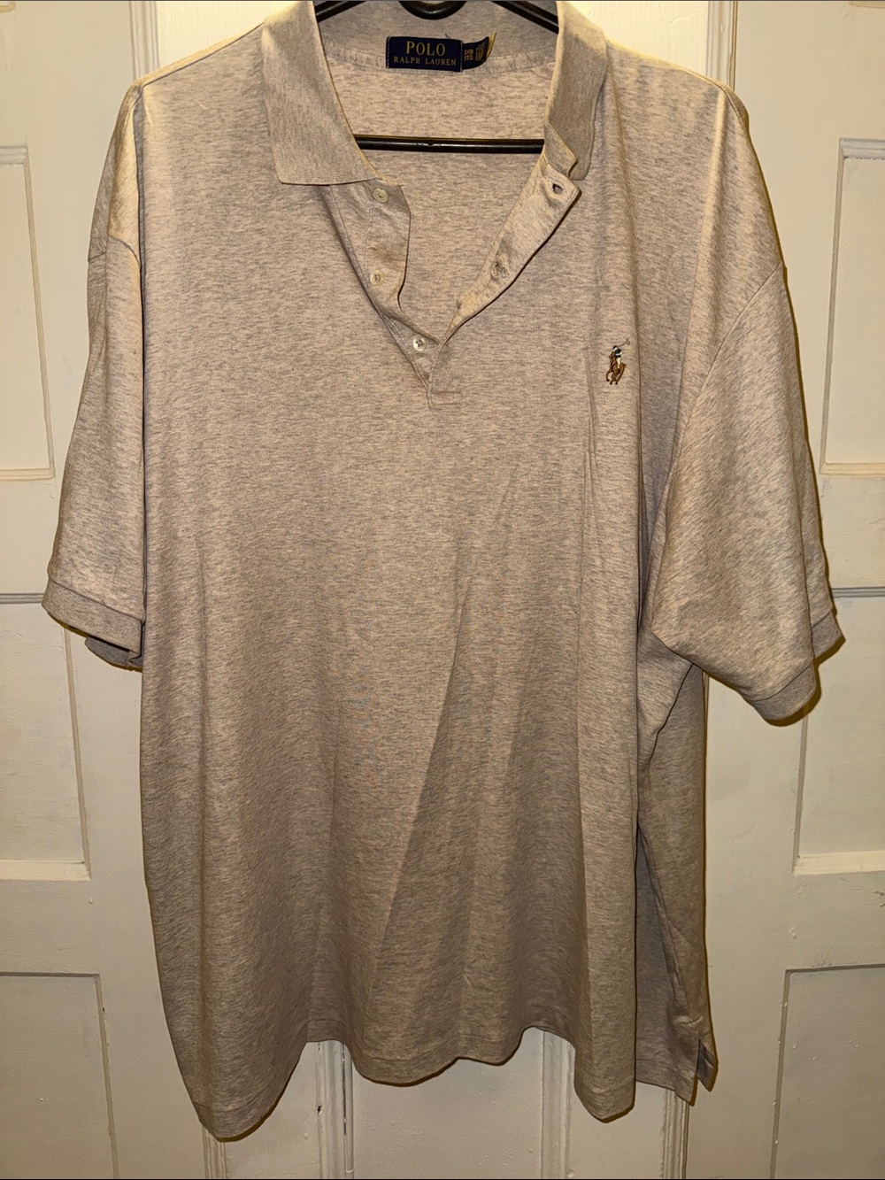 Polo by Ralph Lauren Light Beige Heather Short-Sleeve Polo